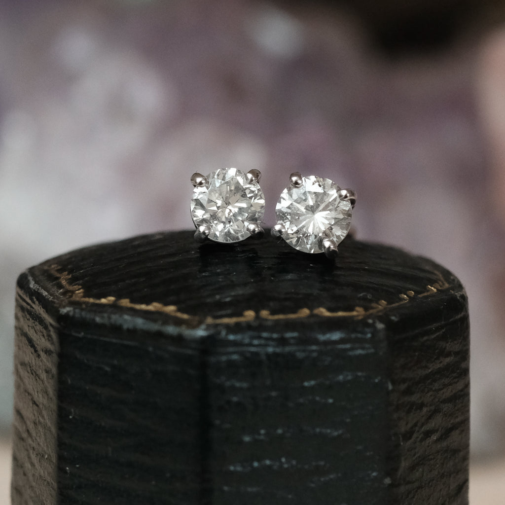.94ct Diamond Stud Earrings - Lost Owl Jewelry