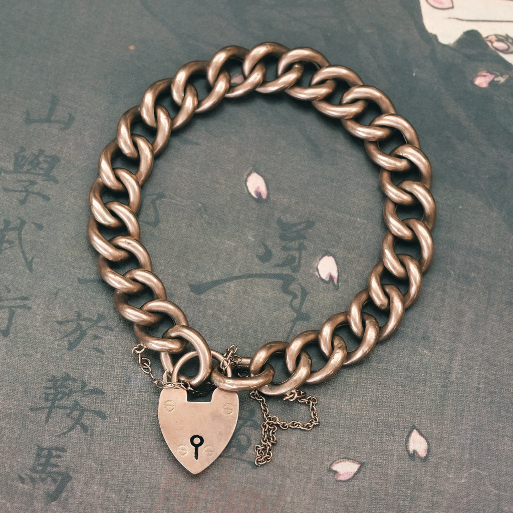 Victorian Curb Link Bracelet - Lost Owl Jewelry