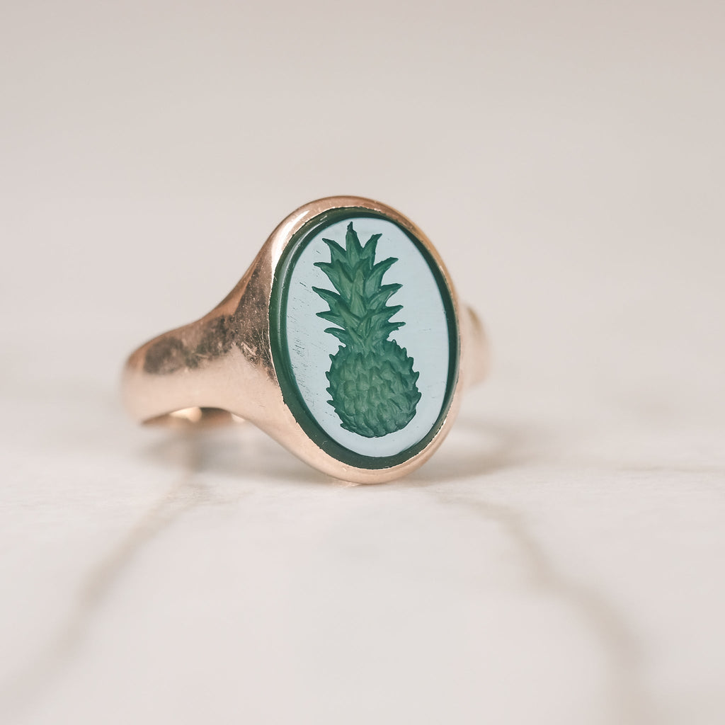 Victorian Pineapple Ring - Lost Owl Jewelry