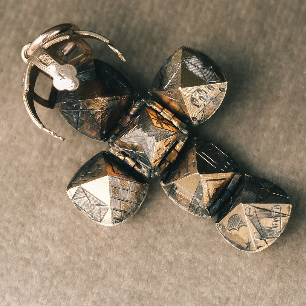 Vintage Masonic Orb Pendant - Lost Owl Jewelry