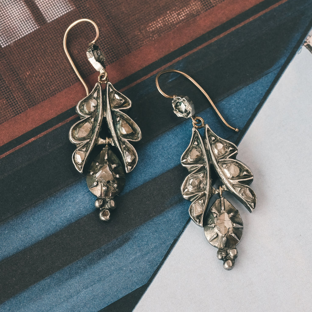 18th Century Oak Leaf Earrings - Lost Owl Jewelry