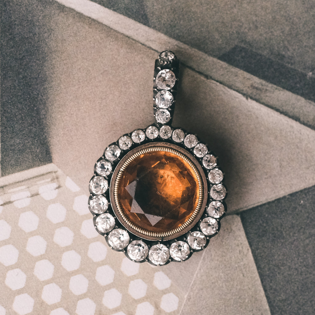 Georgian Sun & Moon Pendant - Lost Owl Jewelry