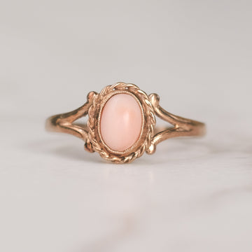 11. 1987 Coral Ring - Lost Owl Jewelry