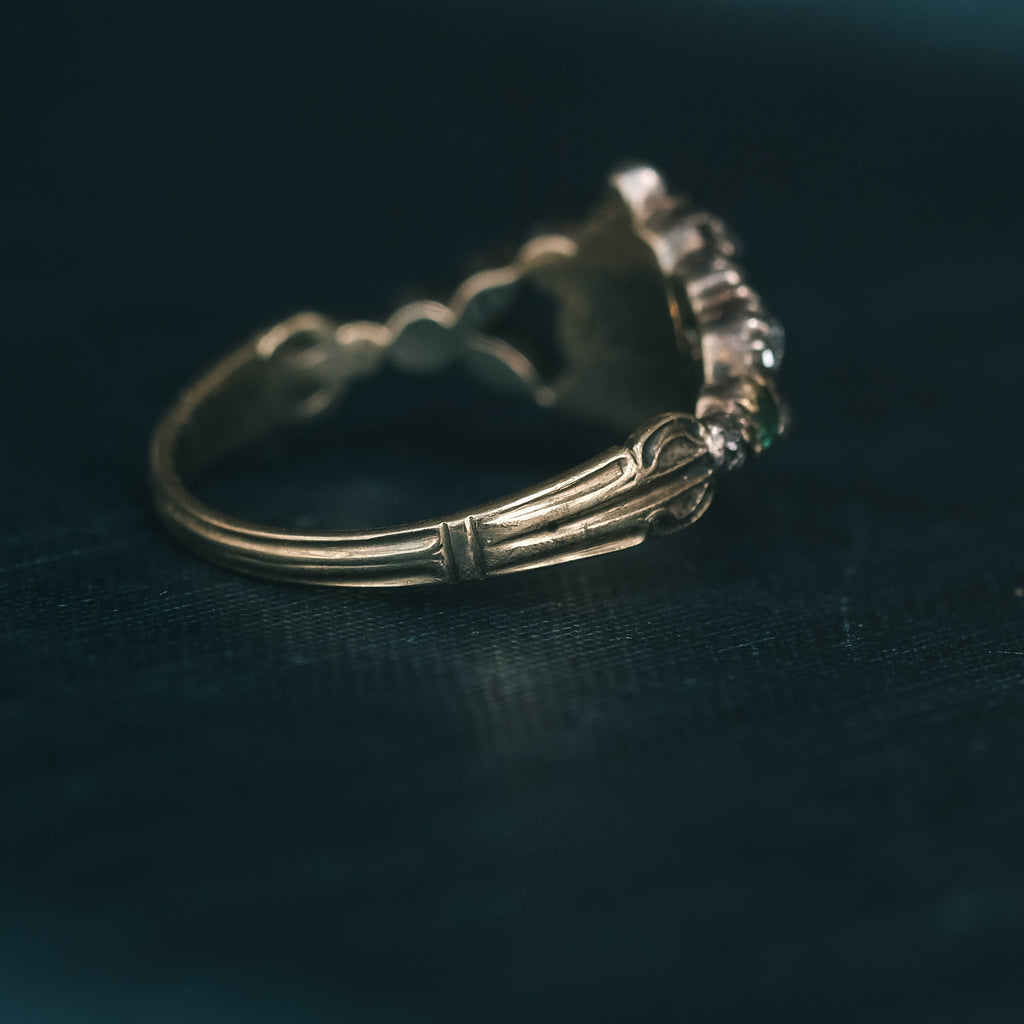 1790s Georgian Cluster Ring - Lost Owl Jewelry