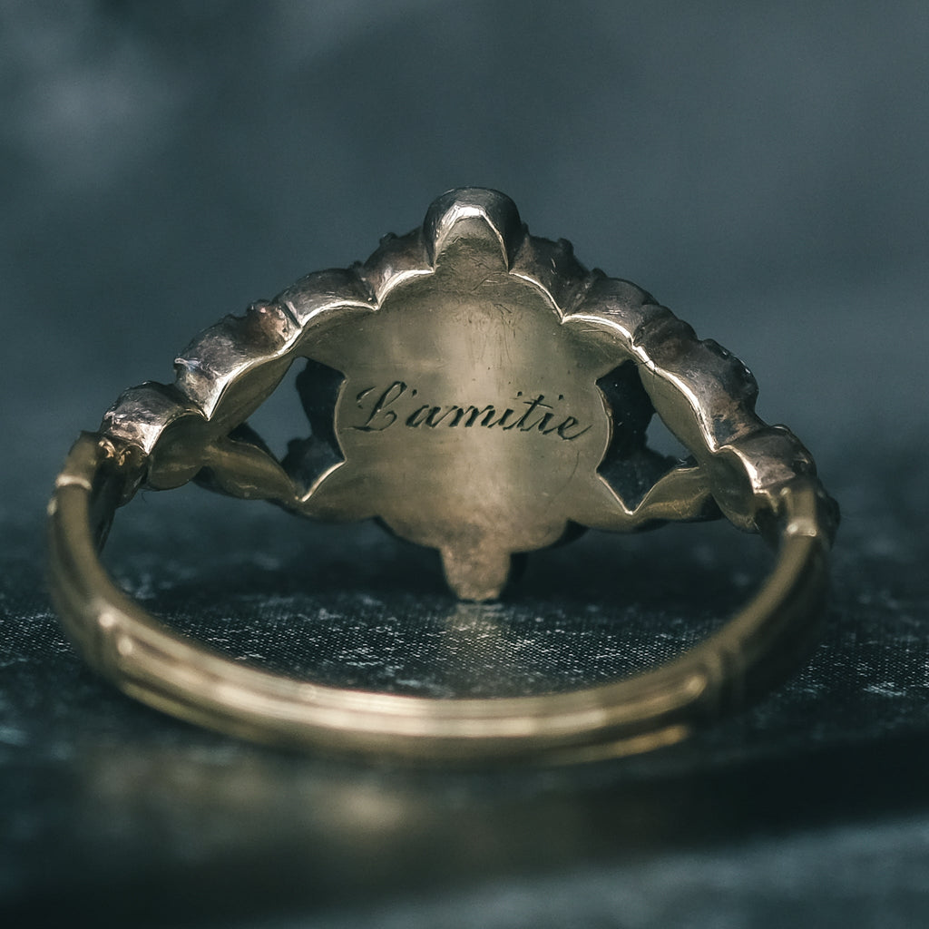 1790s Georgian Cluster Ring - Lost Owl Jewelry