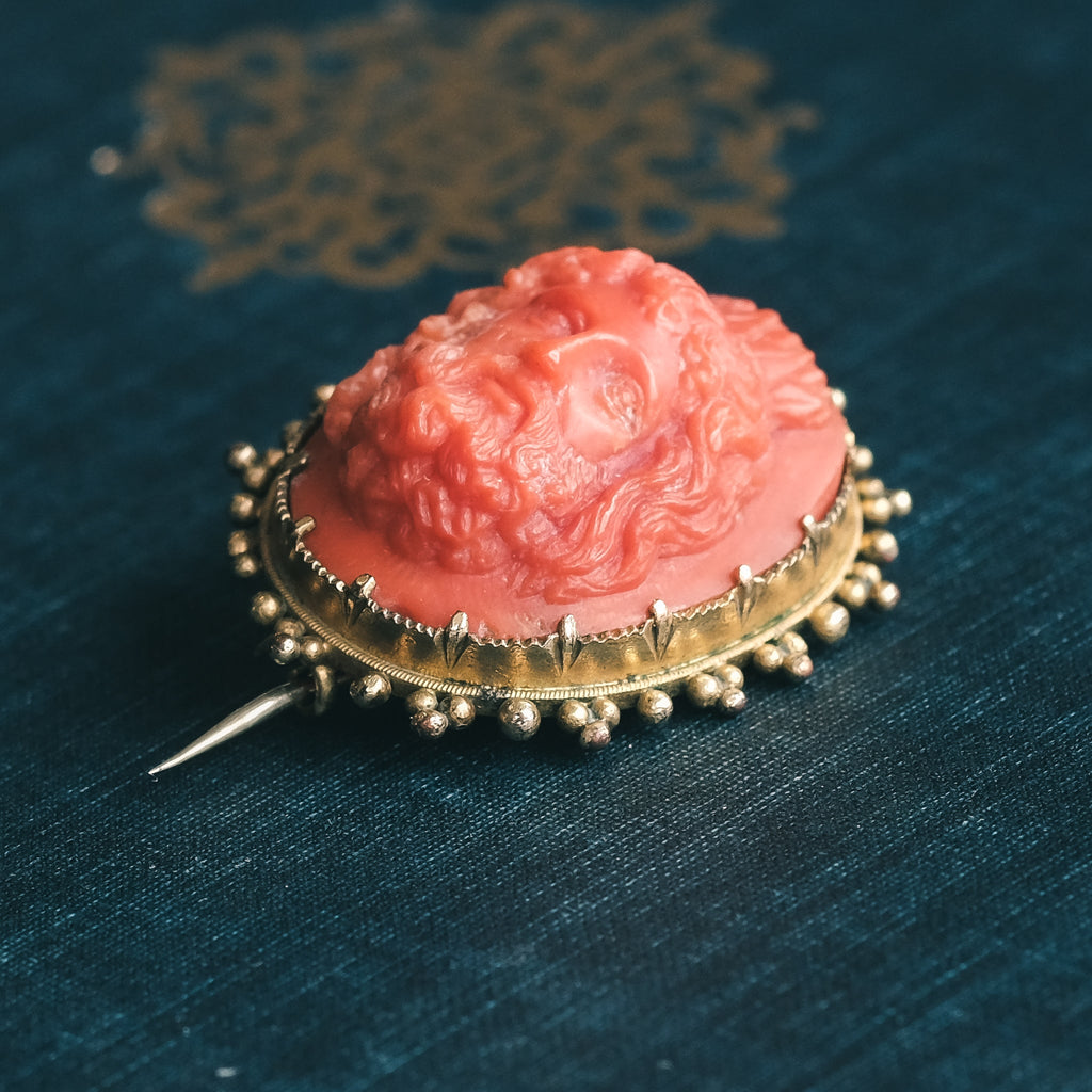 17th Century Zeus Cameo Brooch - Lost Owl Jewelry