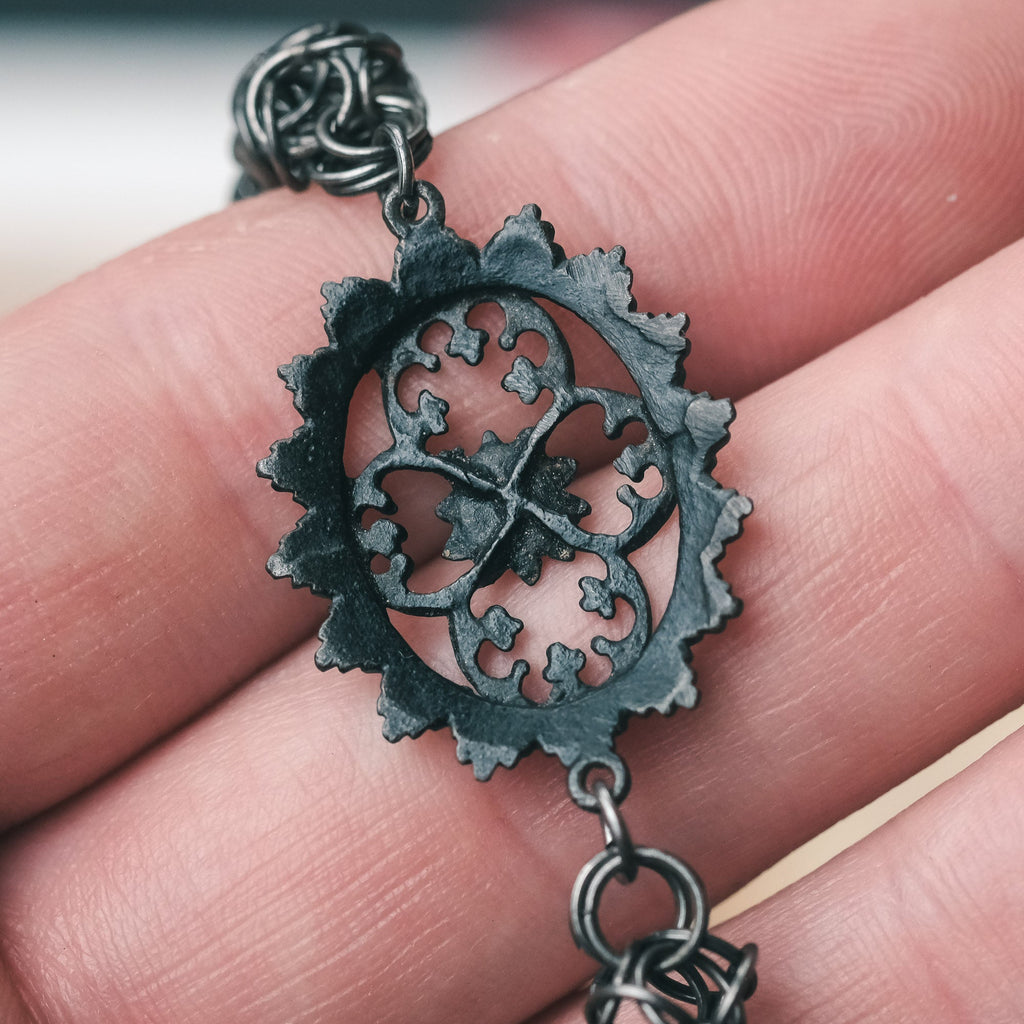 1810s Berlin Iron Necklace - Lost Owl Jewelry