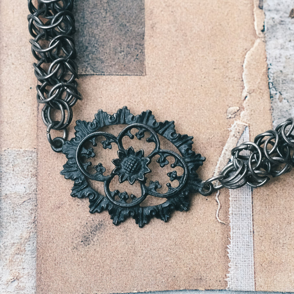 1810s Berlin Iron Necklace - Lost Owl Jewelry
