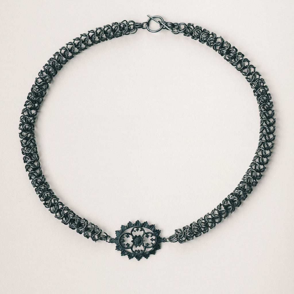 1810s Berlin Iron Necklace - Lost Owl Jewelry