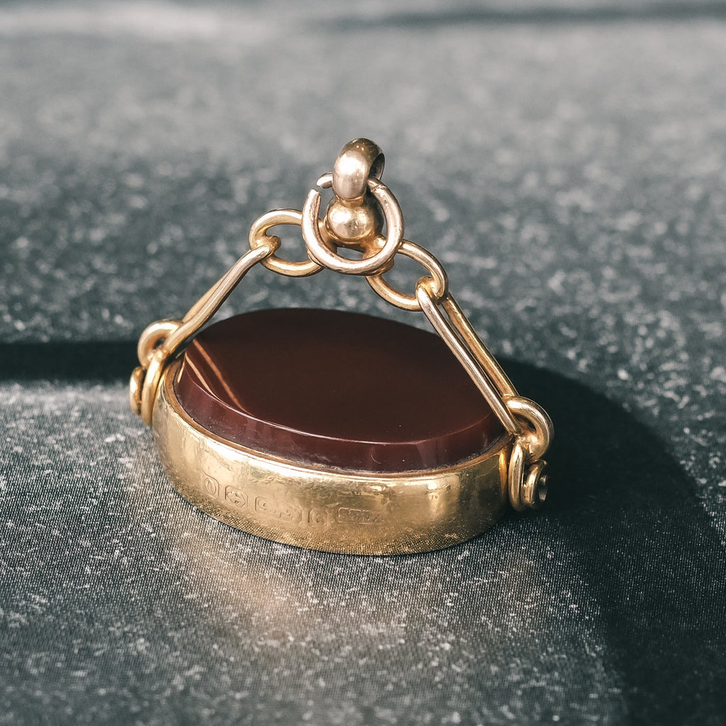 1863 Heavy Spinner Pendant - Lost Owl Jewelry