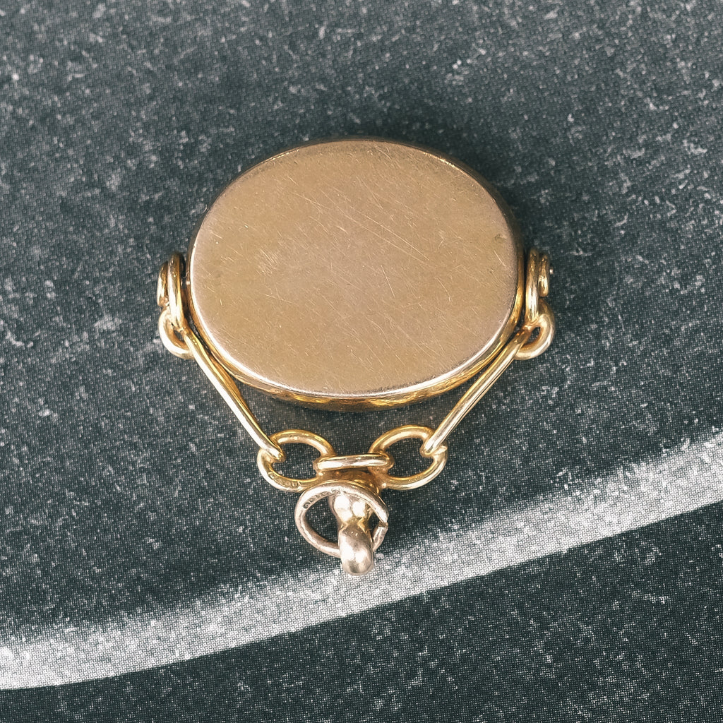 1863 Heavy Spinner Pendant - Lost Owl Jewelry