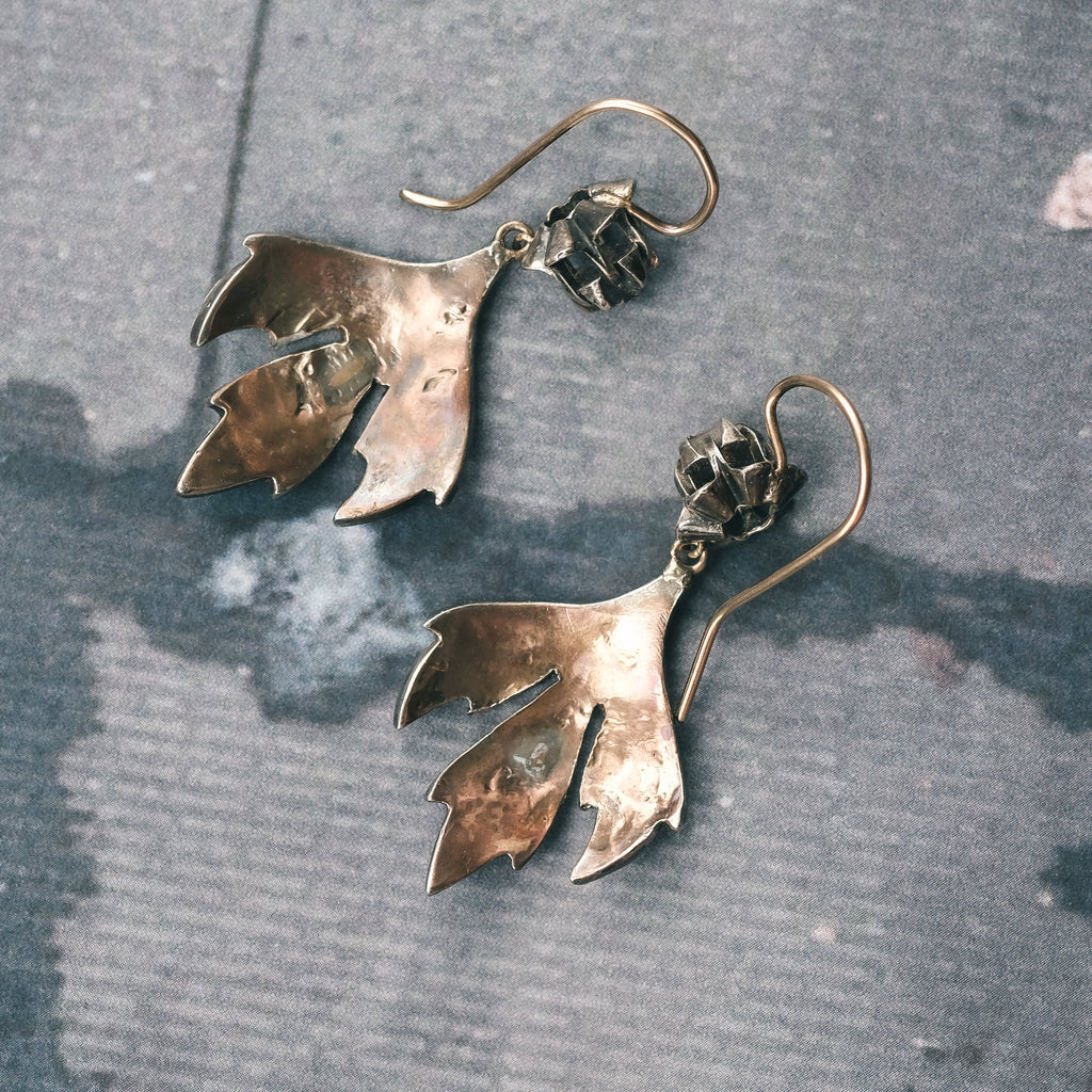 18th Century Acanthus Earrings - Lost Owl Jewelry