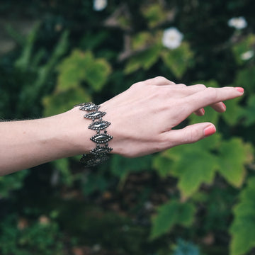 18th Century Cut Steel Bracelet - Lost Owl Jewelry