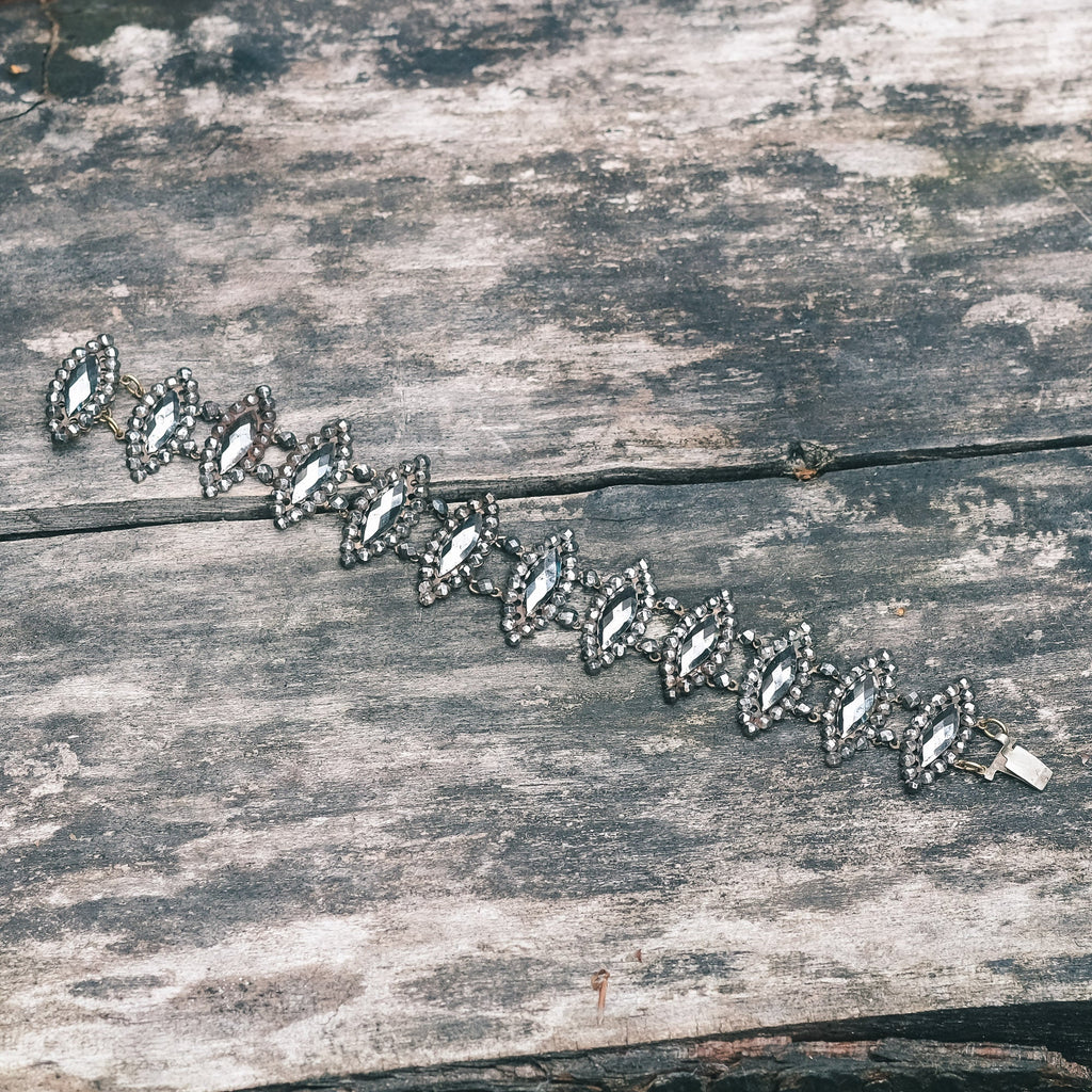 18th Century Cut Steel Bracelet - Lost Owl Jewelry