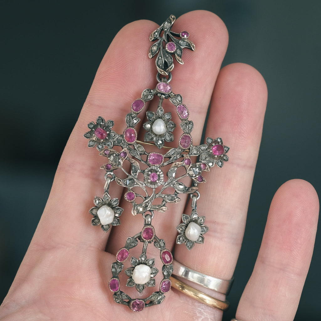 18th Century Iberian Pendant - Lost Owl Jewelry