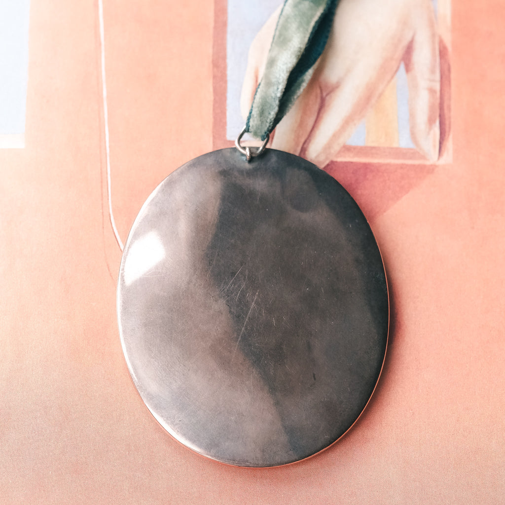 18th Century Miniature Portrait Pendant - Lost Owl Jewelry