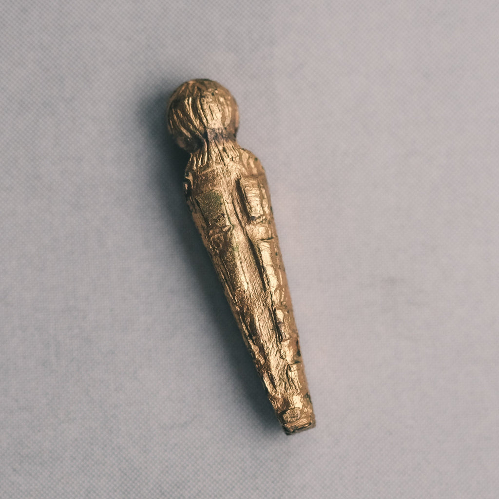 1920s Egyptian Revival Sarcophagus Charm - Lost Owl Jewelry