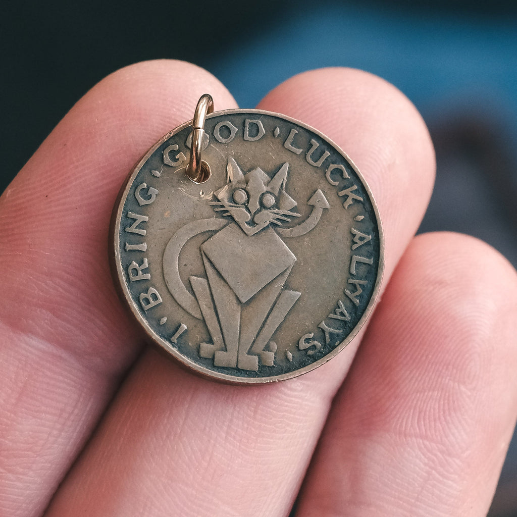 1930s Manchester Ritz Casino Token - Lost Owl Jewelry