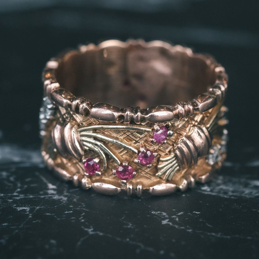 1940s Giardinetti Cigar Band - Lost Owl Jewelry