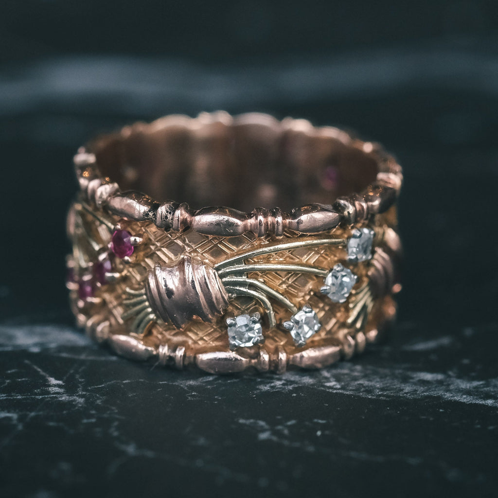 1940s Giardinetti Cigar Band - Lost Owl Jewelry