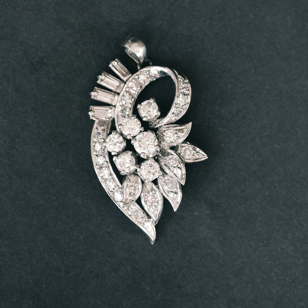 1950s Heart Pendant - Lost Owl Jewelry