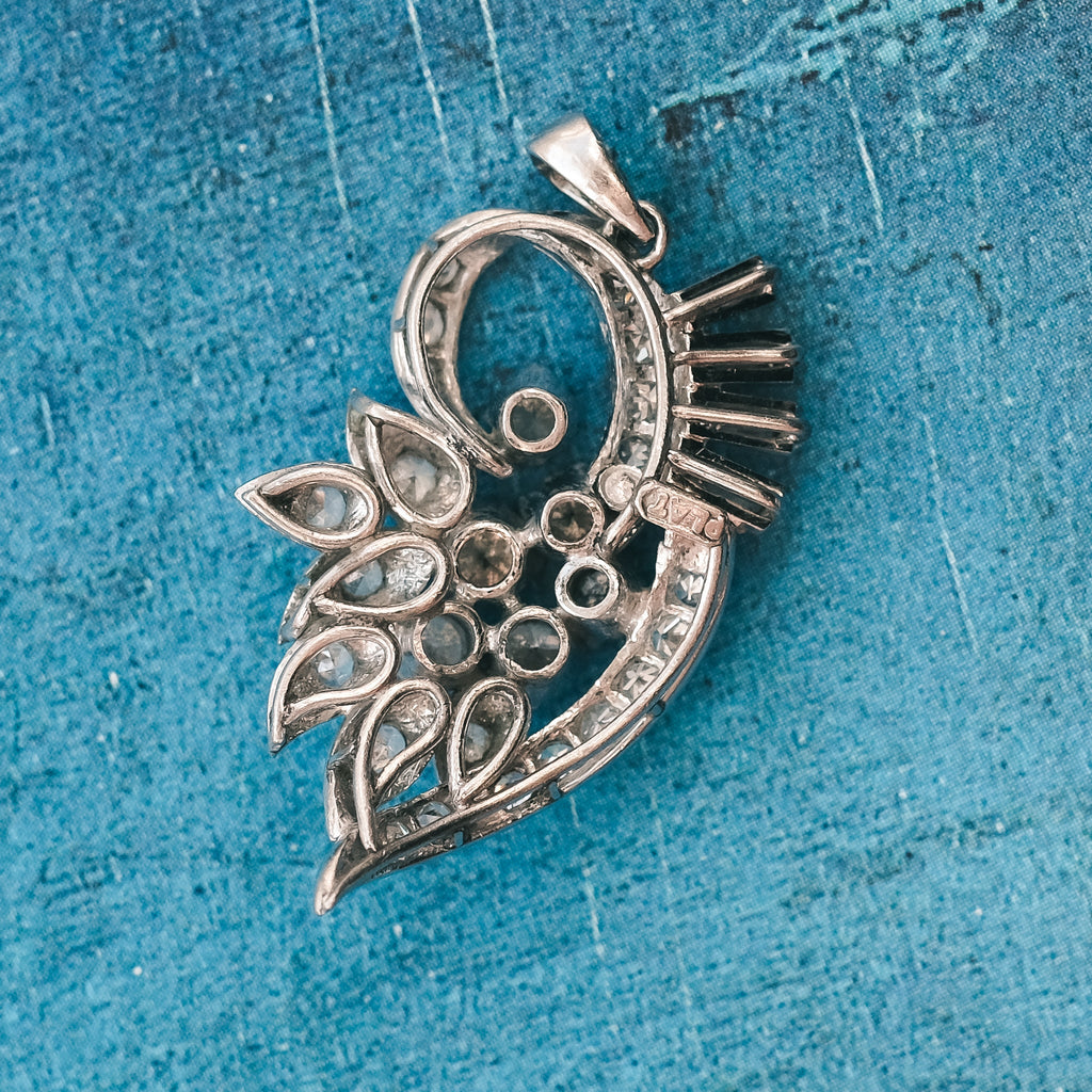 1950s Heart Pendant - Lost Owl Jewelry