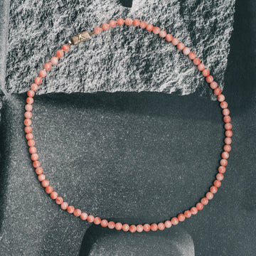 1960s Coral Necklace - Lost Owl Jewelry