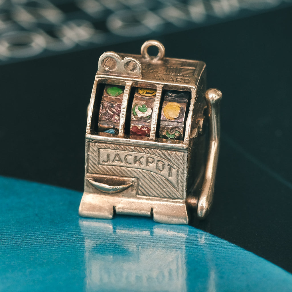 1960s Fruit Machine Charm - Lost Owl Jewelry