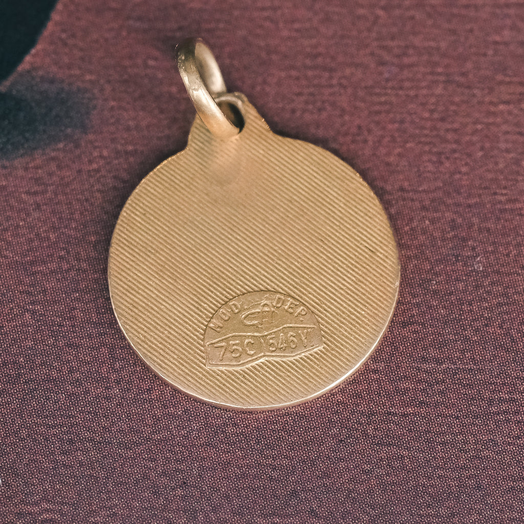 1960s Gemini Zodiac Pendant - Lost Owl Jewelry