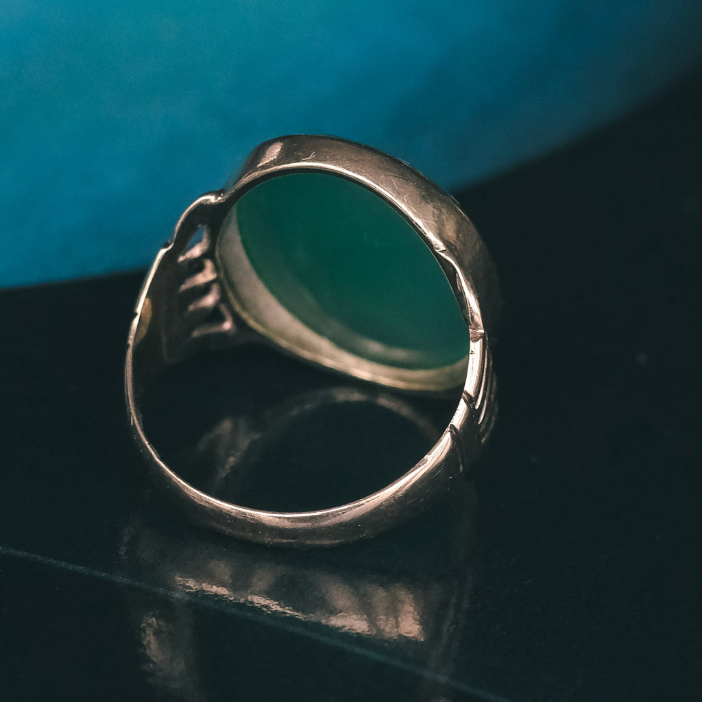 1960s Hermes Intaglio Ring - Lost Owl Jewelry