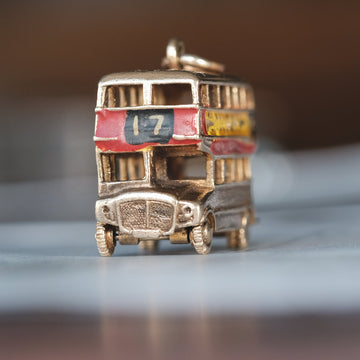 1960s London Bus Charm - Lost Owl Jewelry