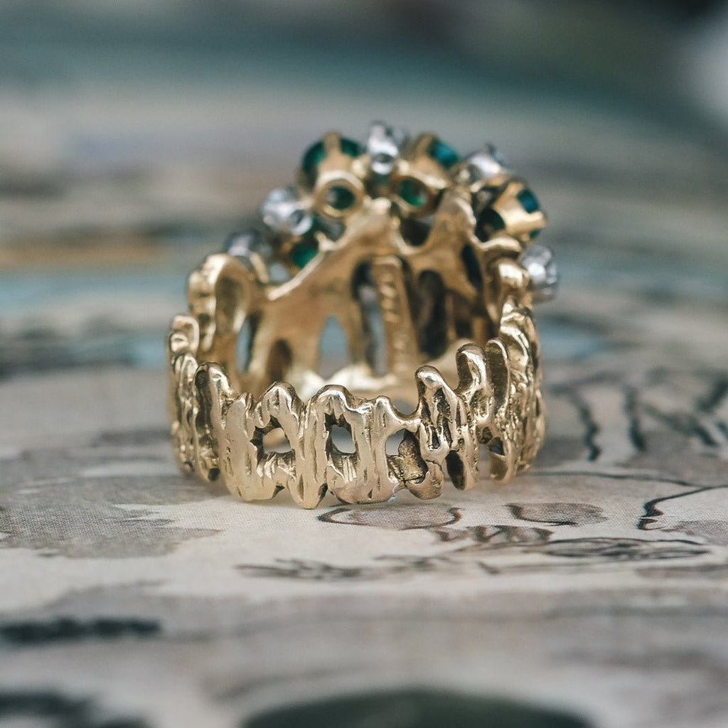 1960s Molten Gold Ring by George Weil - Lost Owl Jewelry