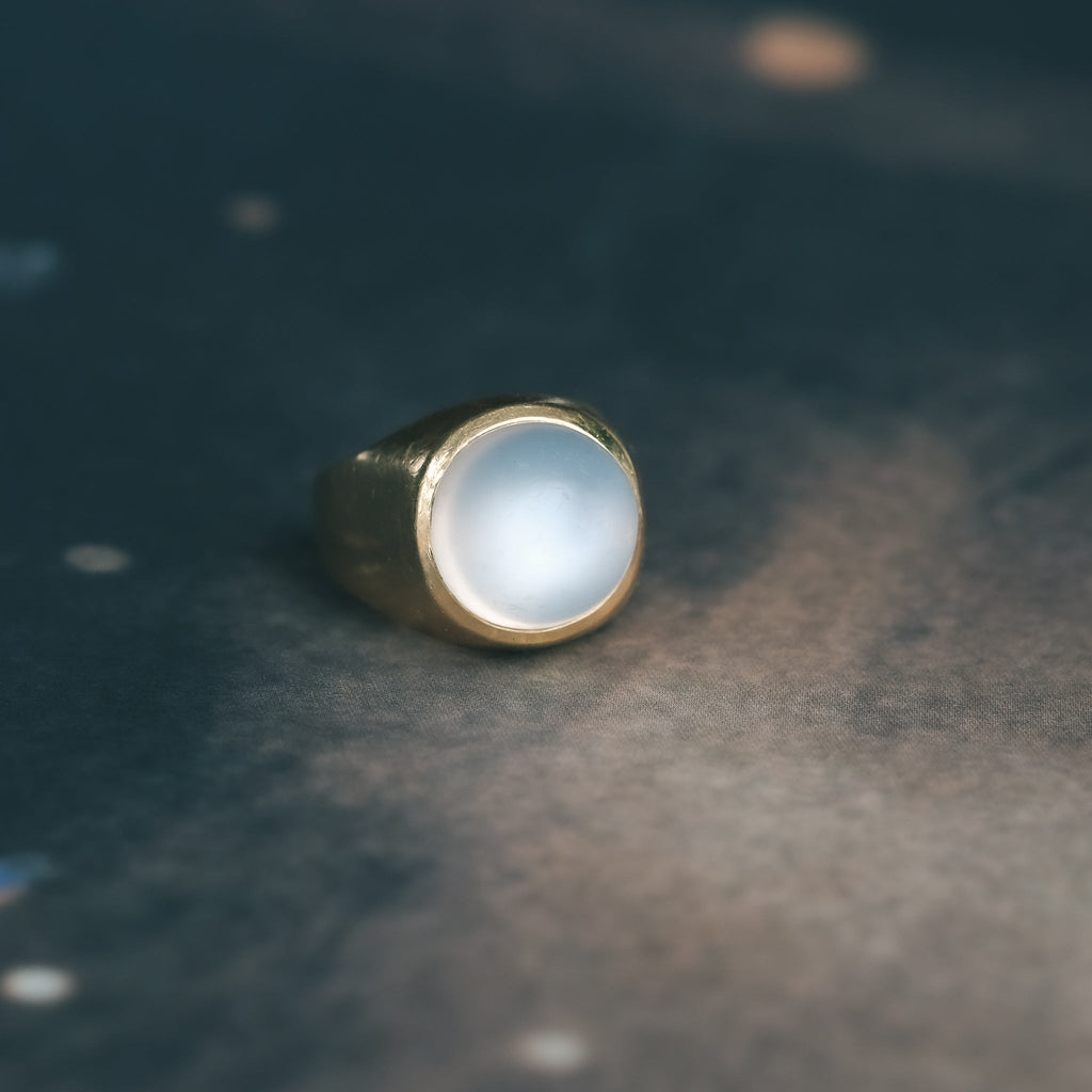 1960s Moonstone Ring - Lost Owl Jewelry