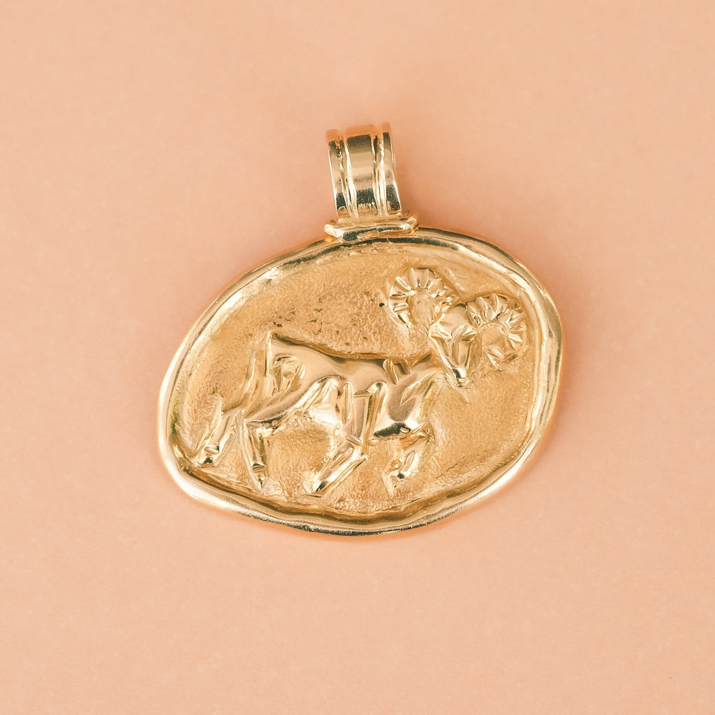 1970s Aries Pendant - Lost Owl Jewelry