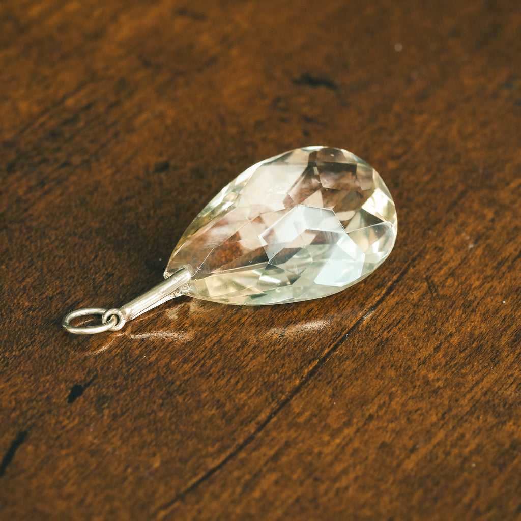 1970s Citrine Pendant - Lost Owl Jewelry