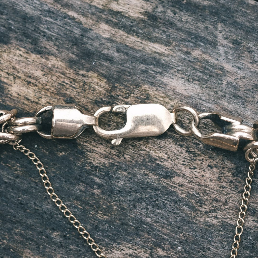 1970s Gold Byzantine Bracelet - Lost Owl Jewelry