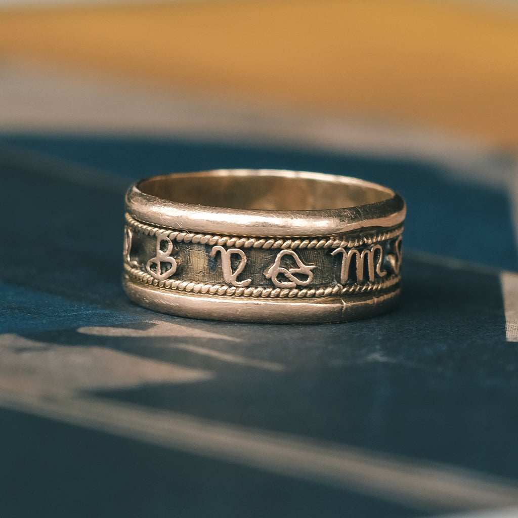 1970s Zodiac Ring - Lost Owl Jewelry