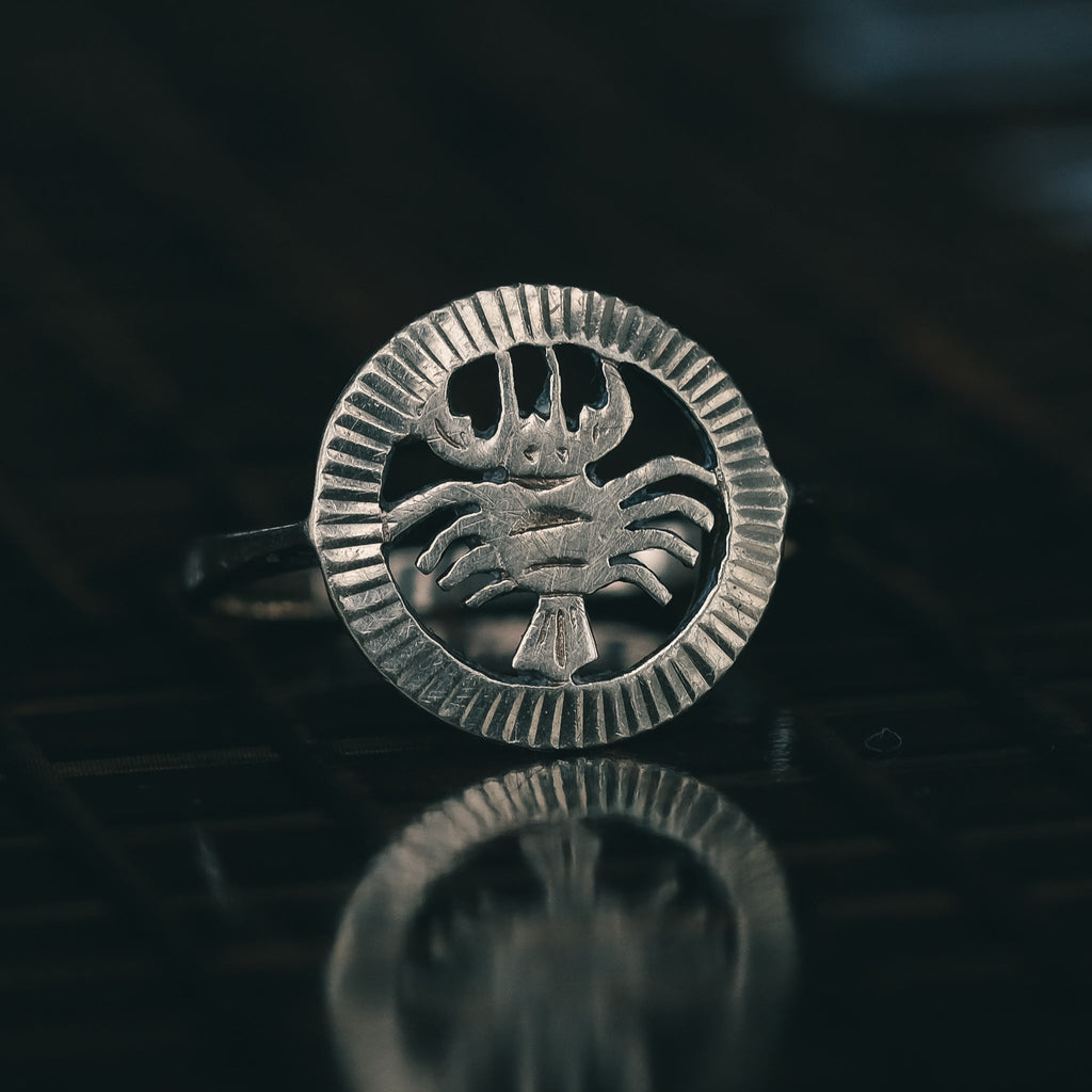 1973 Cancer Zodiac Ring - Lost Owl Jewelry