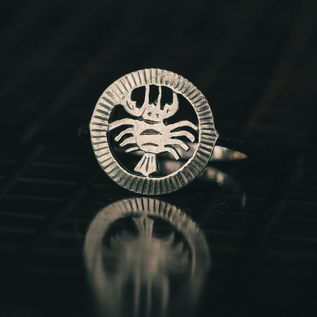 1973 Cancer Zodiac Ring - Lost Owl Jewelry