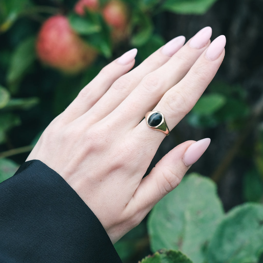 1973 Cat's Eye Ring - Lost Owl Jewelry