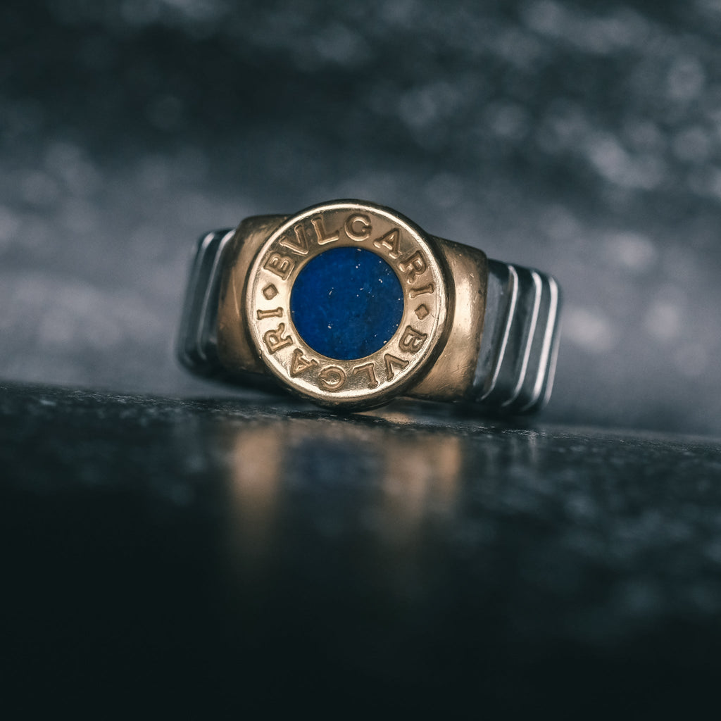 1980s Lapis BVLGARI BVLGARI Ring - Lost Owl Jewelry