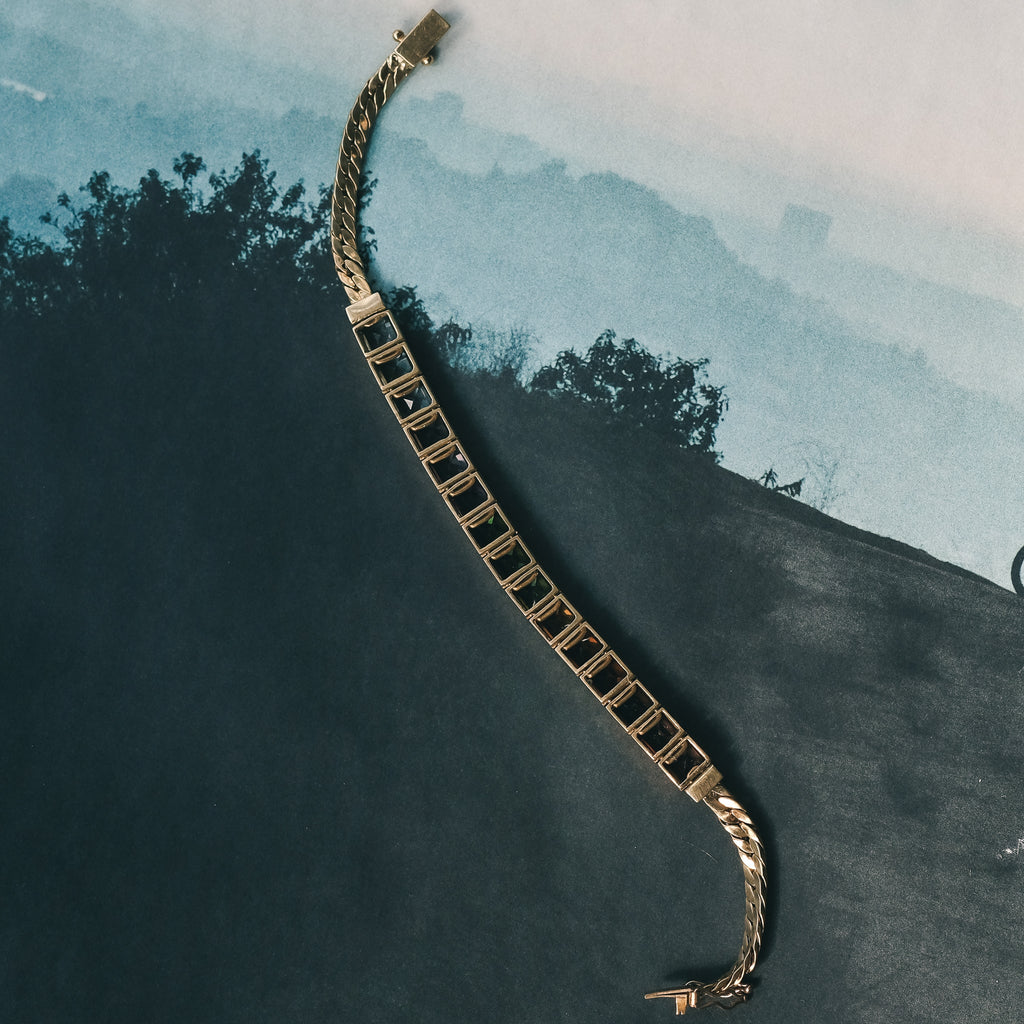 1980s Rainbow Bracelet - Lost Owl Jewelry