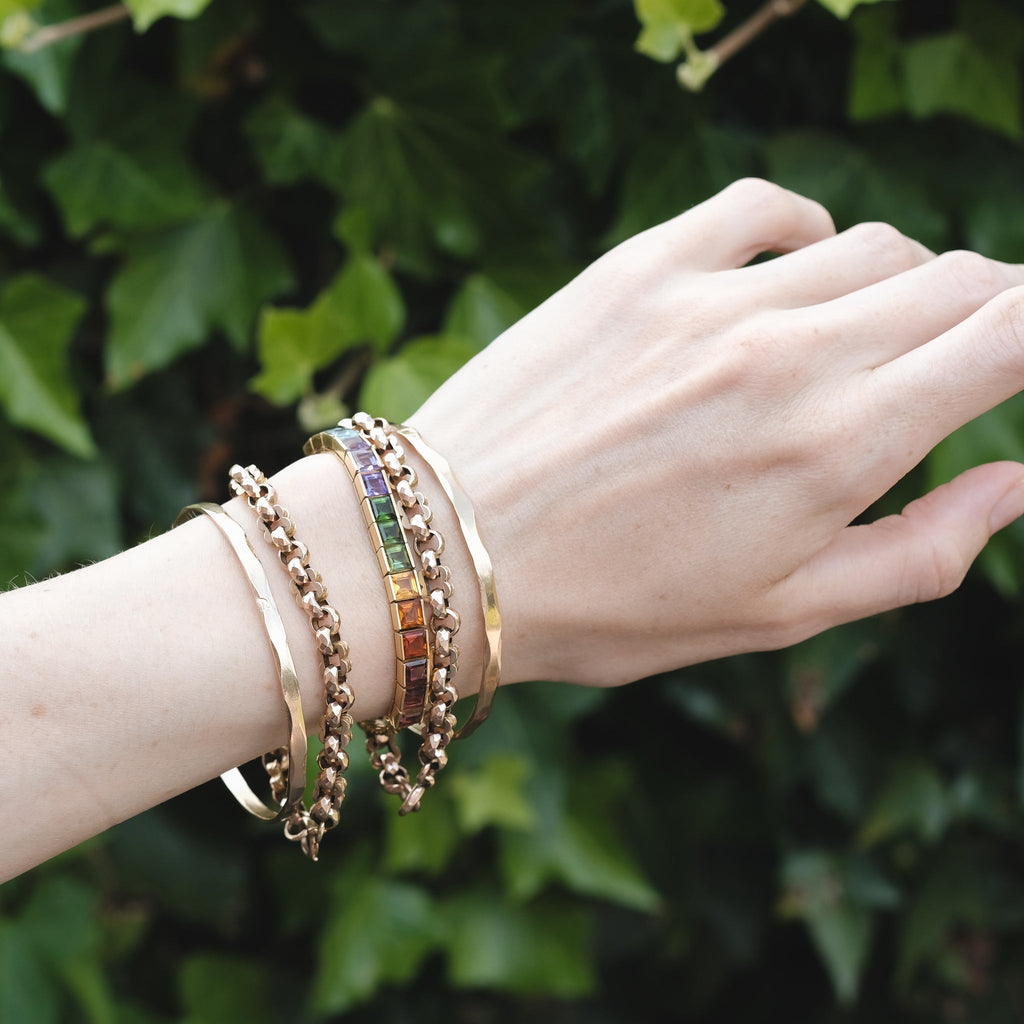 1980s Rainbow Bracelet - Lost Owl Jewelry