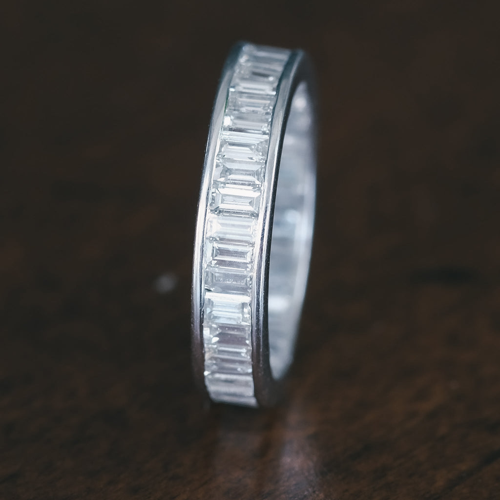 1990s Diamond Eternity Ring - Lost Owl Jewelry