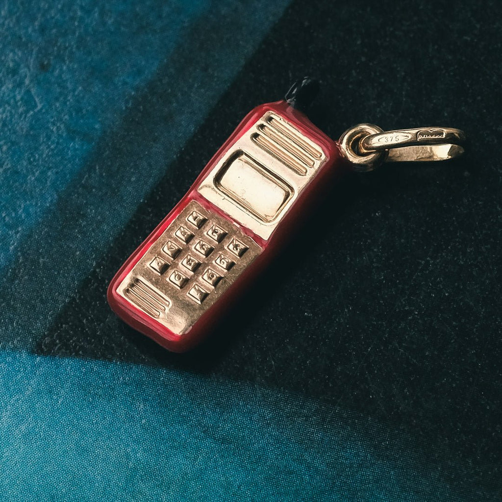 1990s Motorola Phone Charm - Lost Owl Jewelry