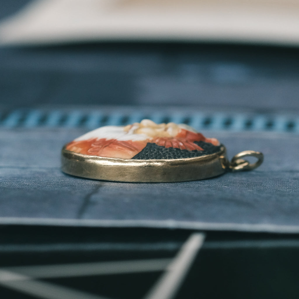 19th Century Japanese Good Luck Pendants - Lost Owl Jewelry