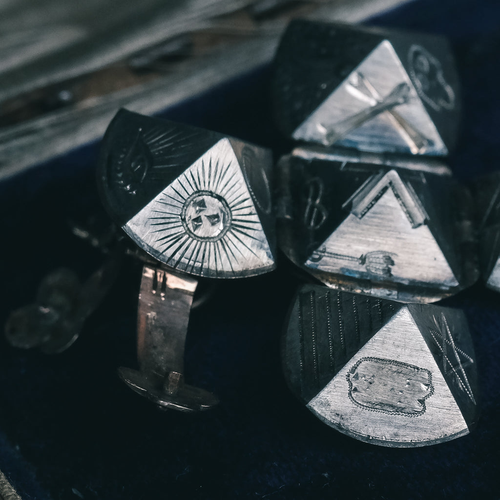 19th Century Masonic Orb - Lost Owl Jewelry