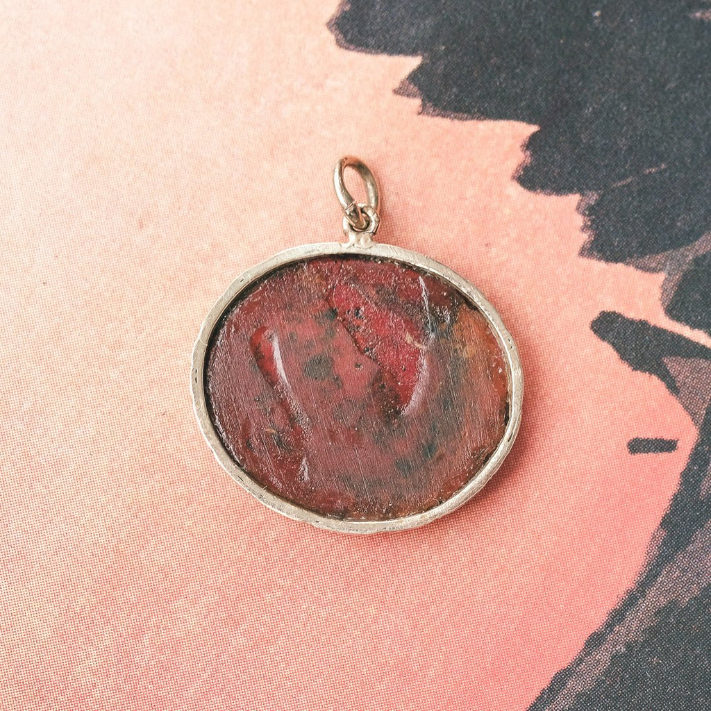 19th Century Micromosaic Pyramid Pendant - Lost Owl Jewelry