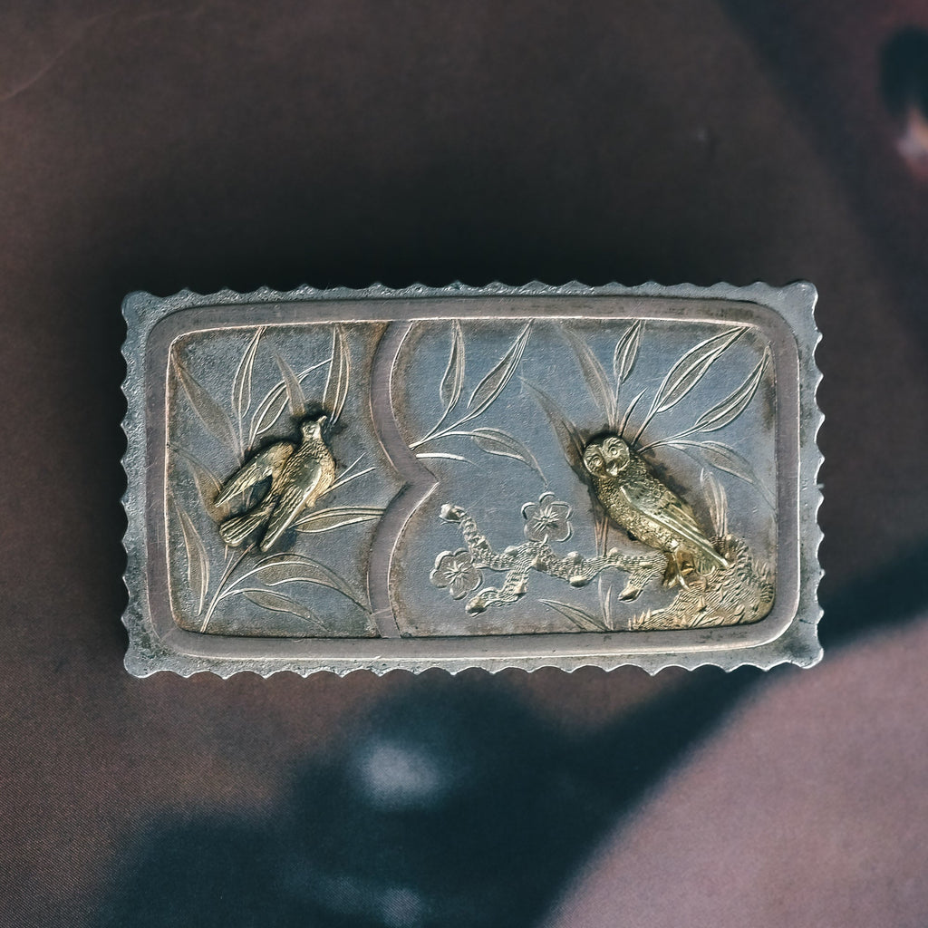Aesthetic Movement "Night & Day" Brooch - Lost Owl Jewelry