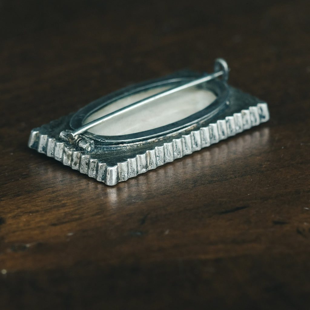 Aesthetic Movement "Night & Day" Brooch - Lost Owl Jewelry